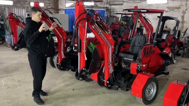 Комплектации мини экскаваторов RED Engeeniring смотреть онлайн