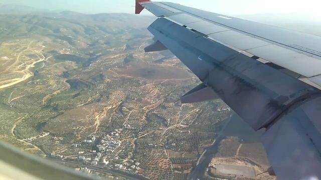 Заход на посадку в аэропорт Ираклион. смотреть онлайн