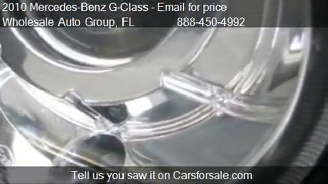 2010 Mercedes-Benz G-Class G55 AMG 4MATIC For Sale In Pompan