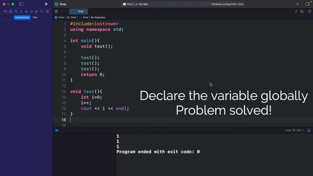 #43 static Variables | C++ Beginner to Advanced | INIT Tech Labs | #CodeWithDJ смотреть онлайн