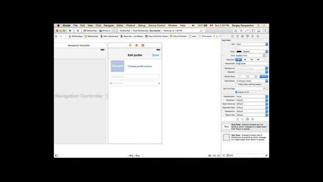 "Update User Profile Details" - Building User Interface. Video 1 смотреть онлайн