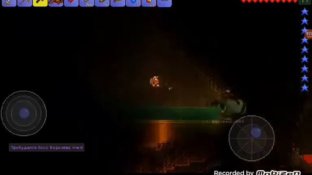 Как победить Королеву Пчёл за 30 секунд с помощью боевого топорика в Terraria! смотреть онлайн