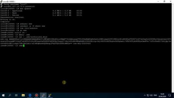 Настройка CentOS 8 на хостинге VPS для новичков