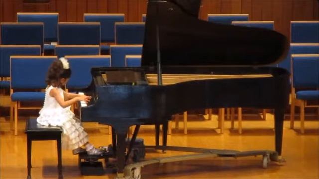 Chopin Waltz 10 Op. 69 No. 2 B minor Ayla Moreno 6 years old смотреть онлайн