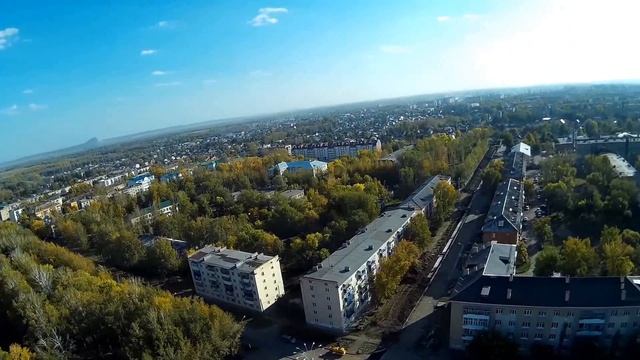 Стерлитамак с высоты птичьего полета. Район "сода" смотреть онлайн