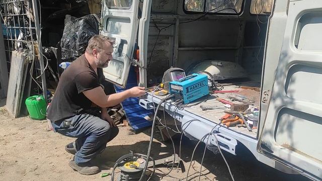 Сварка полуавтоматом без газа кузова авто своими руками под шпатлевку смотреть онлайн