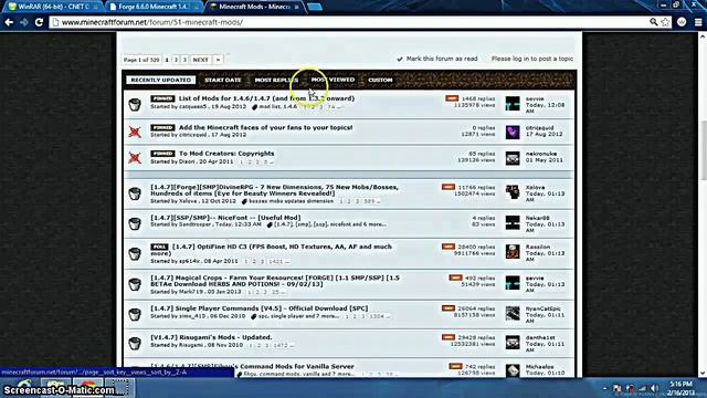 How to Download Mods for Minecraft [Windows 8] смотреть онлайн