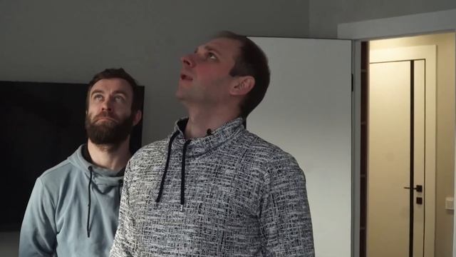 Кабинет и спальня в одной комнате? Возможно, благодаря раздвижной перегородке! смотреть онлайн