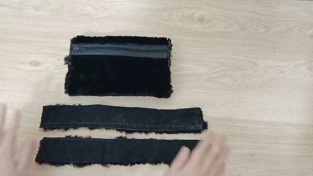 СУМКА-МУФТА из мутона. греем ручки смотреть онлайн