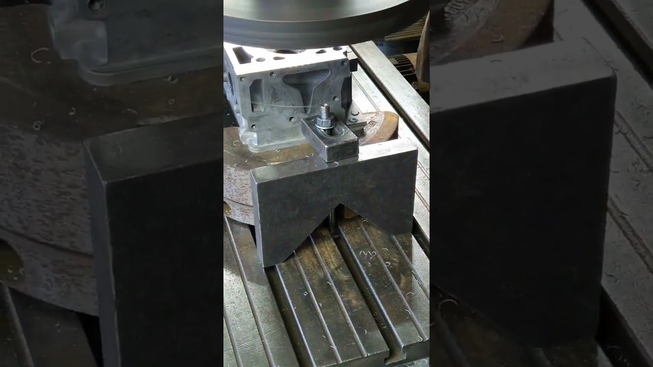 Привалочная плоскость ГБЦ. Фрезеровка смотреть онлайн