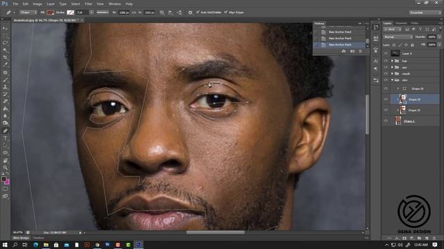 black panther vector vexel potrait - photoshop смотреть онлайн