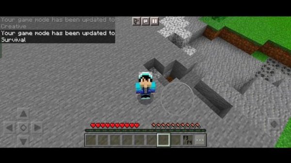 Game mode switcher addon for minecraftpocket edition | Game mode switcher