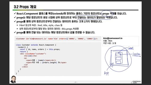 리액트 + 몹엑스 기초 강의 - 3-1강 React Component - props의 이해 смотреть онлайн