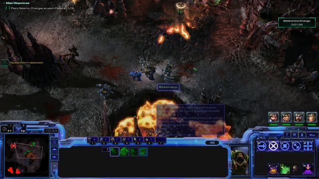 StarCraft 2 Wings of Liberty Campaign (Random Edition) Mission 25A - Belly of the Beast смотреть онлайн