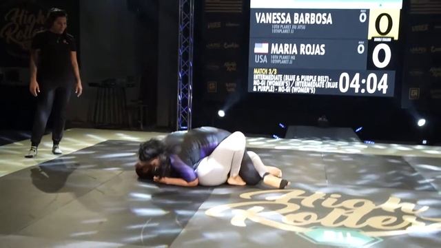 ROUND ROBIN: Vanessa Barbosa vs Maria Rojas - High Rollerz Open Women’s Intermediate No-Gi смотреть онлайн