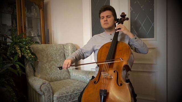 J.B.Bach Suite for cello solo #5 Sarabande смотреть онлайн