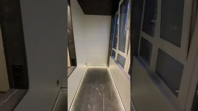 Рабочий кабинет на балконе . Лаундж зона на балконе #ремспецстрой смотреть онлайн