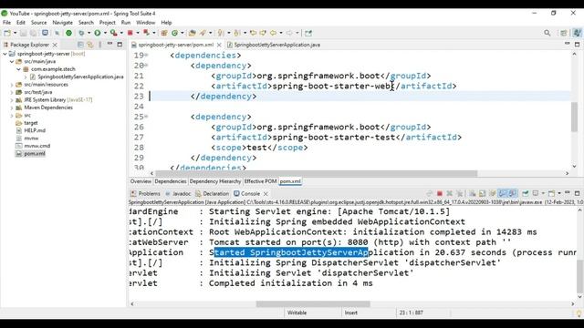 How to Configure Jetty Server with SpringBoot App смотреть онлайн