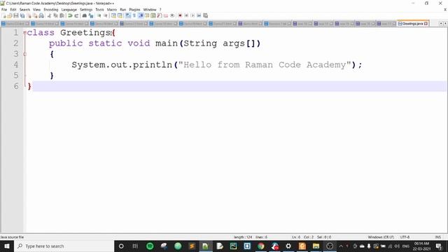 Your First Java Program || Java Tutorial for Beginners || Learn Java || Java Tutorial || Java Cours смотреть онлайн