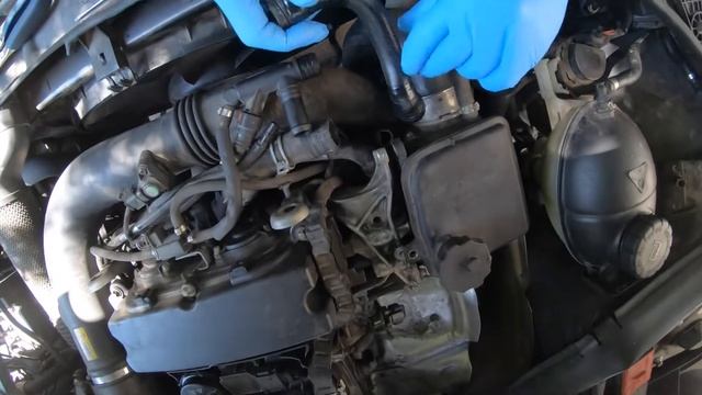 Mercedes Benz W204 C250 Turbo 2012-2014 - Engine Coolant Hose Replacement