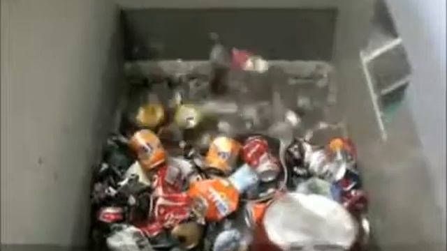 Одновальный шредер(измельчение алюминиевых отходов) смотреть онлайн