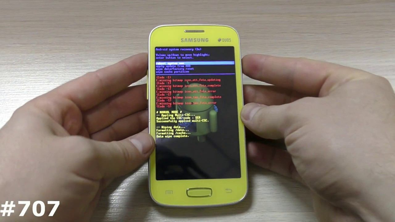 Сброс настроек Samsung S7262 и прошивка Samsung Galaxy Star Plus GT- S7262 смотреть онлайн