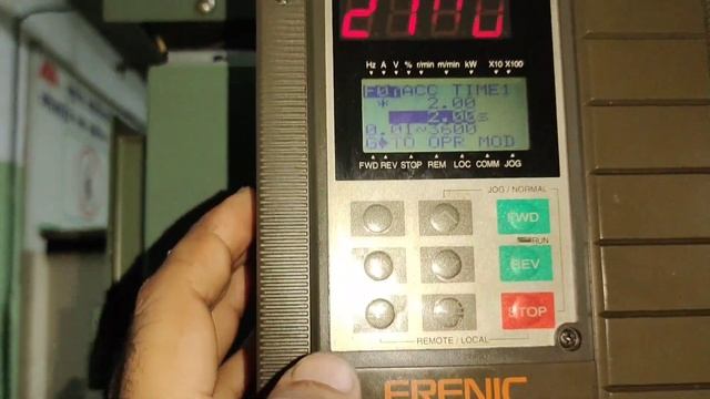 VFD Parameters Setting Frenic 5000g 11 make Fuji and machine running смотреть онлайн