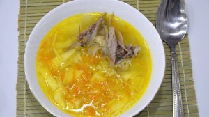 Как сварить вкусный куриный суп с вермишелью.