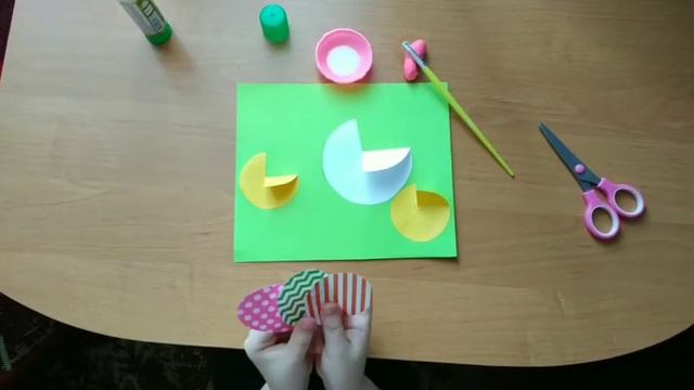 Аплікація "Веселі курчата"🐤🐥✂️ Дистанційне навчання #аплікація #пасха #великдень смотреть онлайн