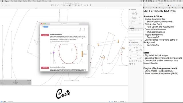 Lettering in Glyphs — Cutie смотреть онлайн