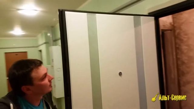 Видео отзыв на установку стальной двери Аргус "ДА-24 Изабель" от компании "Альт-Сервис" смотреть онлайн