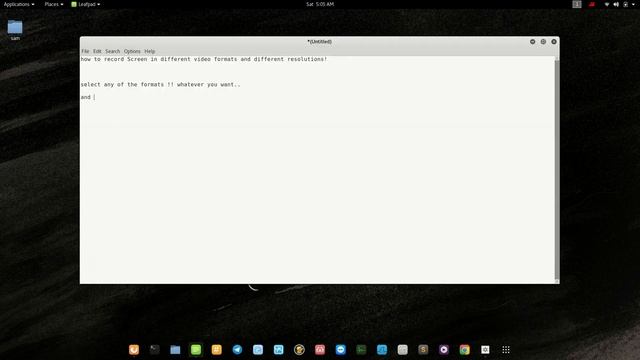 How to record your screen in different video formats and resolutions in kali linux смотреть онлайн