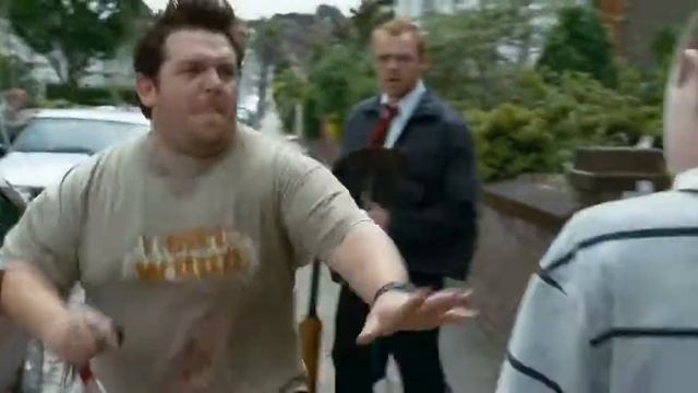 Зомби по имени Шон (2004) Проваливай! Зомби по имени Шон смешные моменты смотреть онлайн