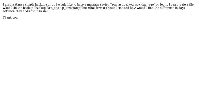Unix & Linux: How do I get the difference between two timestamps? смотреть онлайн