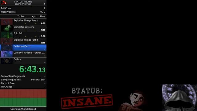 [WR] STATUS: INSANE Speedrun OYB% in 12:40.79 by zment смотреть онлайн