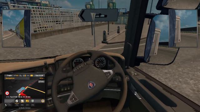 Delivery Job : London to Amsterdam Scania Truck - Euro truck Simulator 2 - Gameplay смотреть онлайн