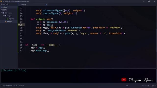 GUI moderna en Python con CustomTkinter y Matplotlib - No Talking смотреть онлайн