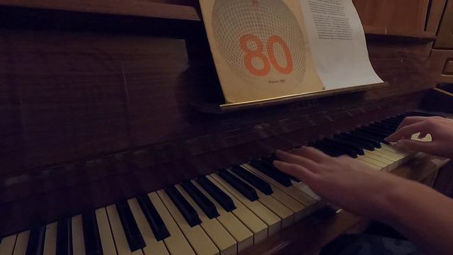 "Бездомная любовь" (В.Леонтьев) - piano cover смотреть онлайн