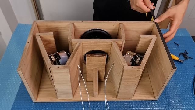 MDF Wood Subwoofer Bluetooth Speaker DIY - Super Super strong bass смотреть онлайн