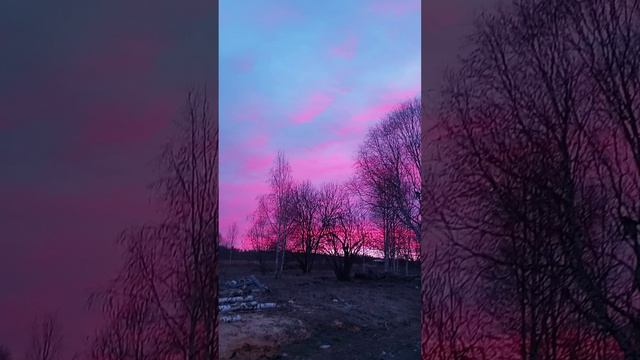 закат солнца в деревне.#shorts смотреть онлайн