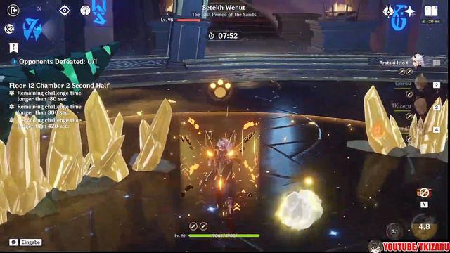 C6 Triple Crowned Mono Geo Spiral Abyss 4.4 | Genshin Impact смотреть онлайн