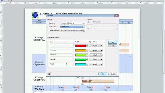 Swimlane Timeline and Conditional Formatting with Visio Data Graphics смотреть онлайн