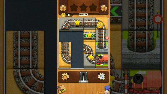 Happy Train Slide Puzzle Game - Make Rail Path Train Pass It - Android Gameplay смотреть онлайн