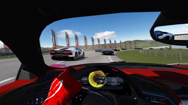 Ferrari SF90 Stradale vs Lamborghini Countatch LPI 800-4 Sports at Highlands смотреть онлайн