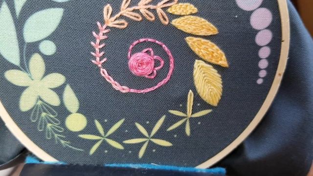 Spiral Sampler: A Beginner Hand Embroidery Stitch Along Tutorial смотреть онлайн