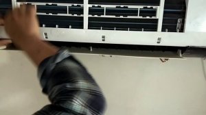 Samsung inverter split AC indoor cover remove ,  how to open Samsung new model 2021 cover