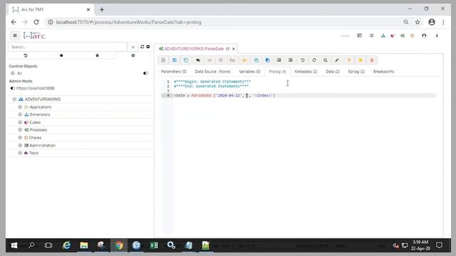 TM1 Function, ParseDate (TurboIntegrator) смотреть онлайн