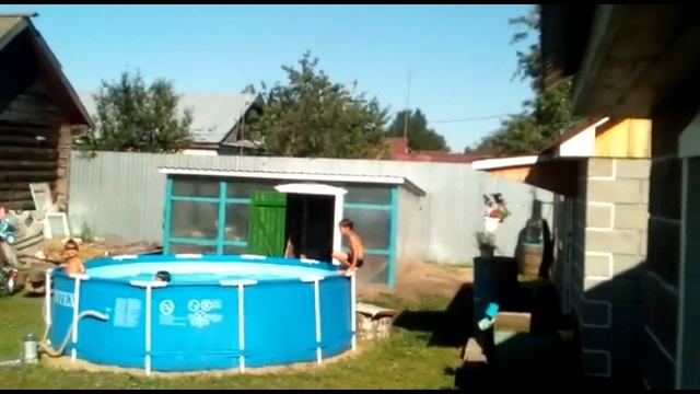 Банный день в деревне How Russian Children Bathe In The Bath