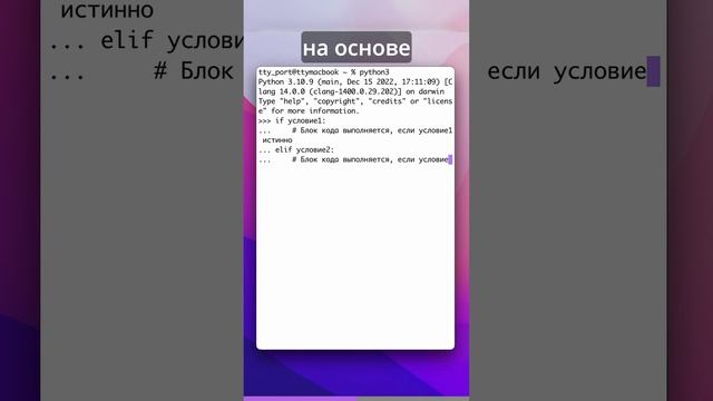 Условные операторы в Python никогда не были такими простыми! Часть 1 смотреть онлайн