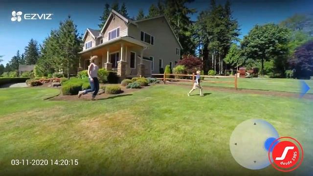 EZVIZ Cámara C8C para el exterior con movimiento panorámico/inclinación смотреть онлайн